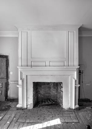 Original mantel in parlor; ca. 1780